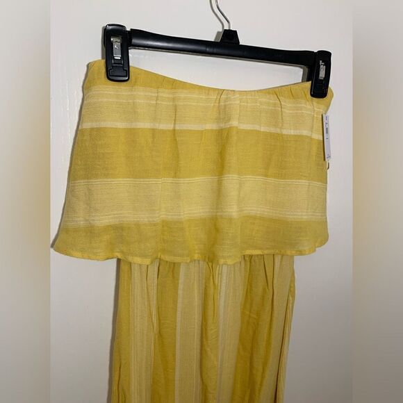 O’Neil NWT yellow Koia strapless dress Size XS - Picture 2 of 9